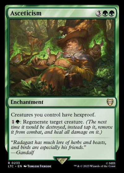 Asceticism LTC-233 Tales of Middle-earth Commander Magic card