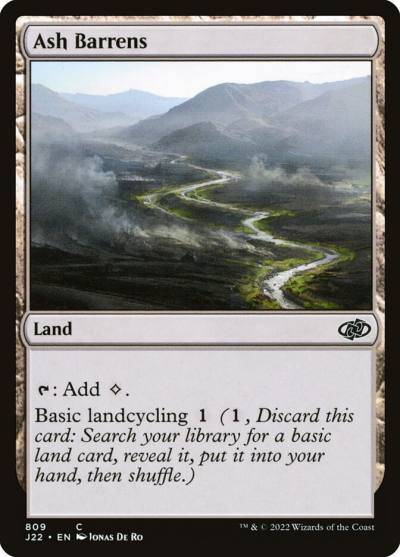 Ash Barrens J22-809 Jumpstart 2022 Magic card