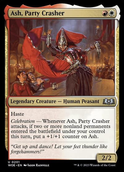 Ash, Party Crasher 201 Wilds of Eldraine Magic card