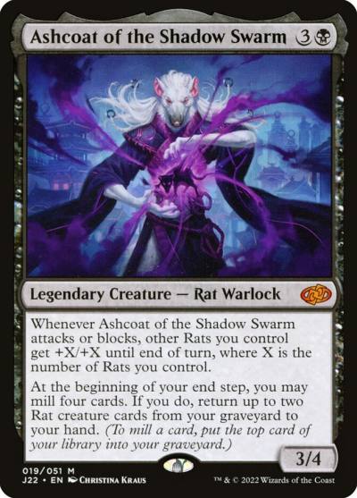 Ashcoat of the Shadow Swarm 19 Jumpstart 2022 Magic card
