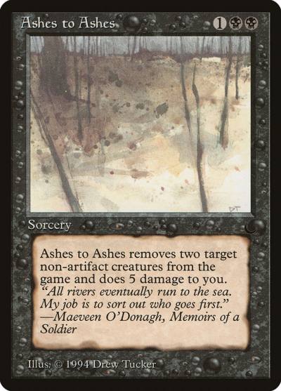 Ashes to Ashes DRK-39 The Dark Magic card