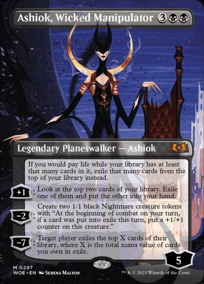 Ashiok, Wicked Manipulator WOE-297 Wilds of Eldraine Magic card