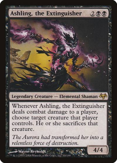 Ashling, the Extinguisher 33 Eventide Magic card