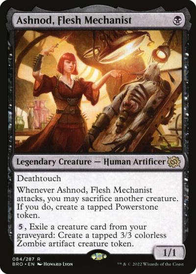 Ashnod, Flesh Mechanist BRO-84 The Brothers' War Magic card