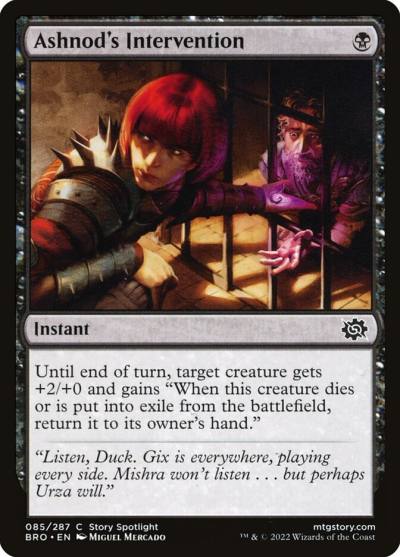 Ashnod's Intervention BRO-85 The Brothers' War Magic card