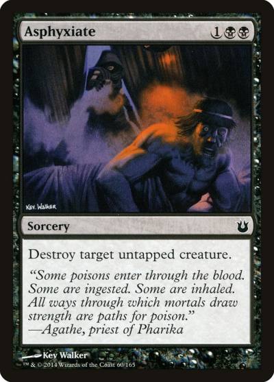Asphyxiate BNG-60 Born of the Gods Magic card