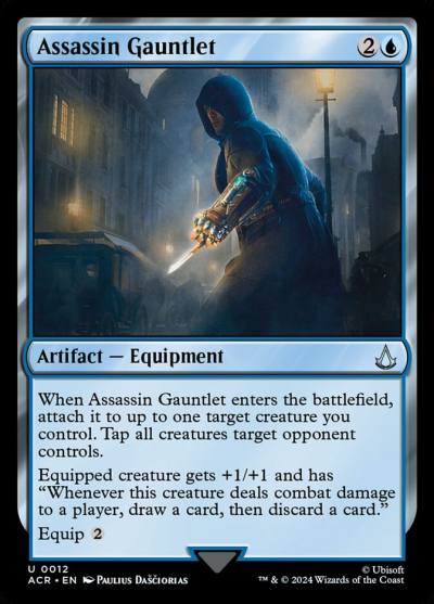Assassin Gauntlet ACR-12 Assassin's Creed Magic card