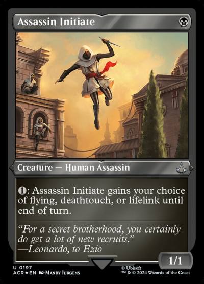 Assassin Initiate ACR-197 Assassin's Creed Magic card