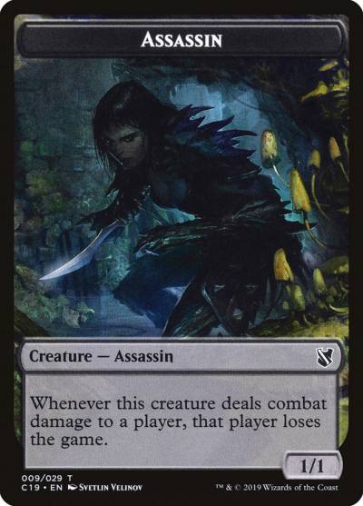 Assassin TC19-9 Commander 2019 Tokens Magic card