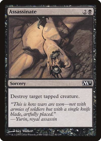 Assassinate M11-81 Magic 2011 Magic card