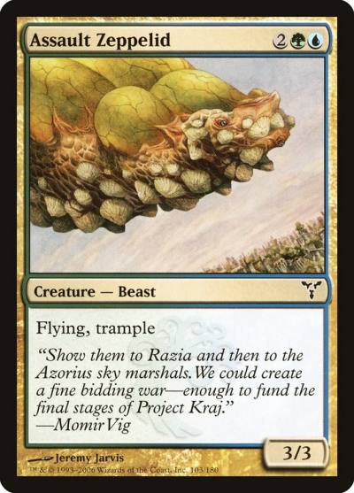 Assault Zeppelid 103 Dissension Magic card