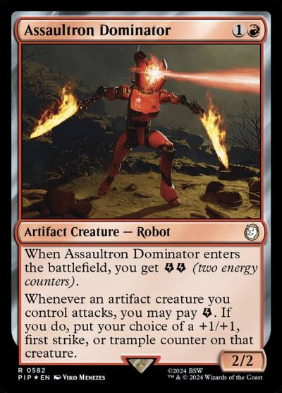 Assaultron Dominator PIP-582 Fallout Magic card