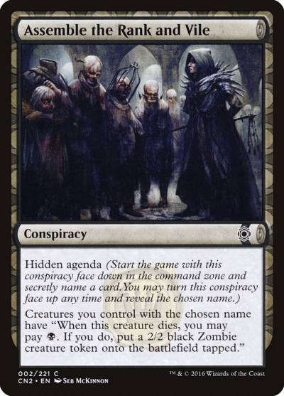 Assemble the Rank and Vile CN2-2 Conspiracy: Take the Crown Magic card