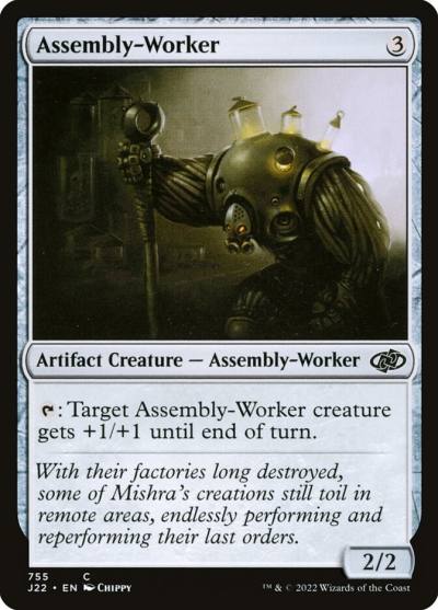 Assembly-Worker J22-755 Jumpstart 2022 Magic card