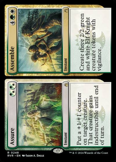 Assure // Assemble RVR-248 Ravnica Remastered Magic card