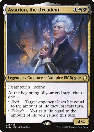 Astarion, the Decadent CLB-265 Commander Legends: Battle for Baldur's Gate Magic card