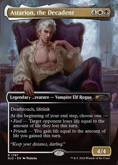 Astarion, the Decadent SLD-1797 Secret Lair Drop Magic card