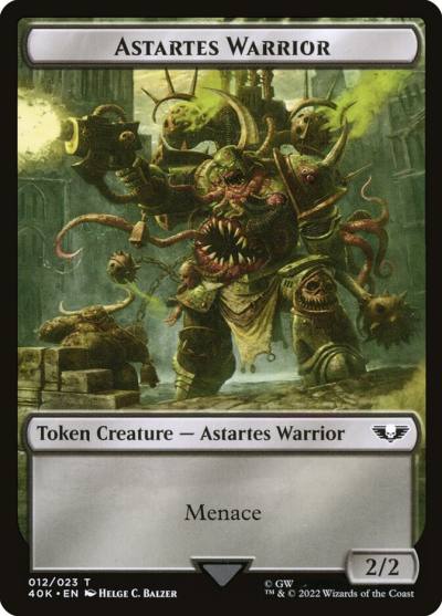 Astartes Warrior T40K-12 Warhammer 40,000 Tokens Magic card
