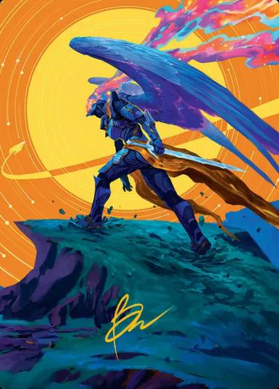 Astelli Reclaimer // Astelli Reclaimer AEOE-36 Edge of Eternities Art Series Magic card