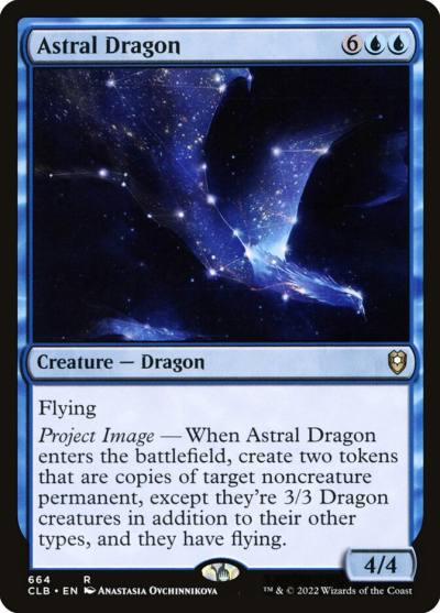 Astral Dragon CLB-664 Commander Legends: Battle for Baldur's Gate Magic card