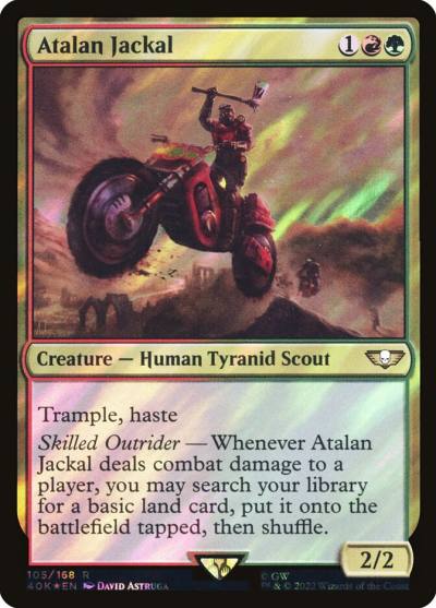 Atalan Jackal 40K-105STAR Warhammer 40,000 Commander Magic card