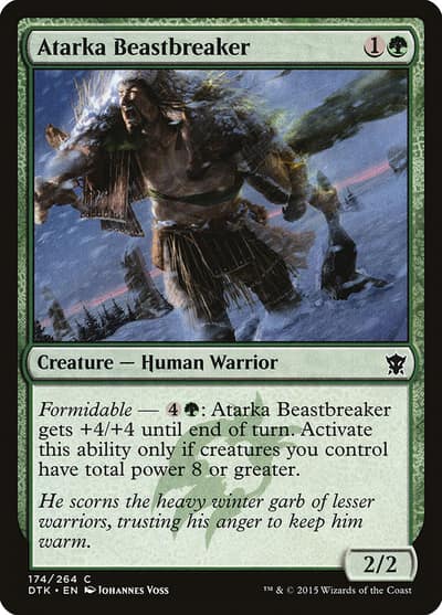 Atarka Beastbreaker 174 Dragons of Tarkir Magic card