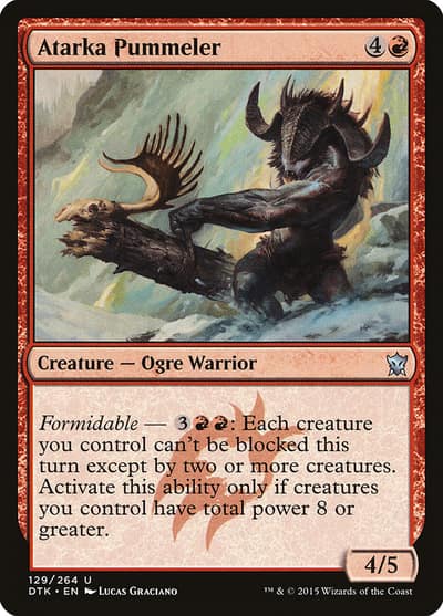 Atarka Pummeler 129 Dragons of Tarkir Magic card