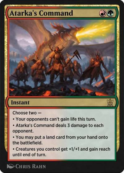 Atarka's Command HA5-21 Historic Anthology 5 Magic card
