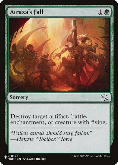 Atraxa's Fall PLST-MOM-176 The List Magic card