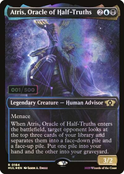 Atris, Oracle of Half-Truths MUL-164Z Multiverse Legends Magic card