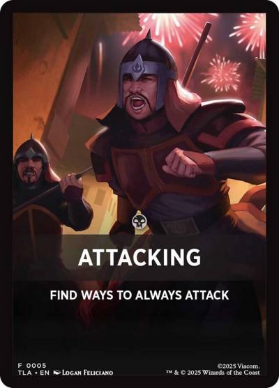 Attacking FTLA-5 Avatar: The Last Airbender Front Cards Magic card