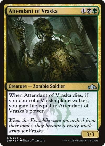 Attendant of Vraska 271 Guilds of Ravnica Magic card