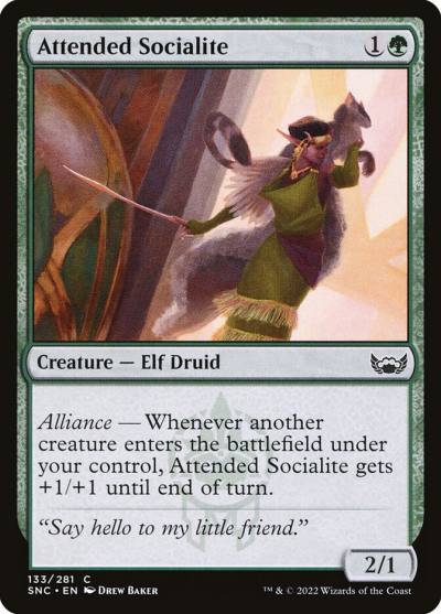 Attended Socialite SNC-133 Streets of New Capenna Magic card