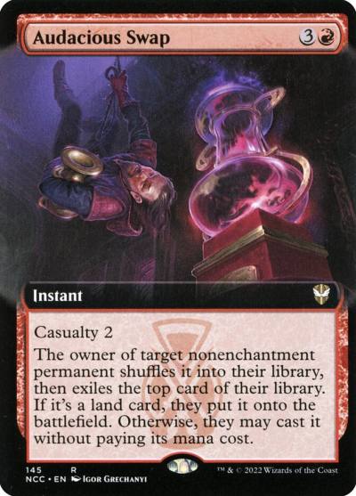 Audacious Swap NCC-145 New Capenna Commander Magic card
