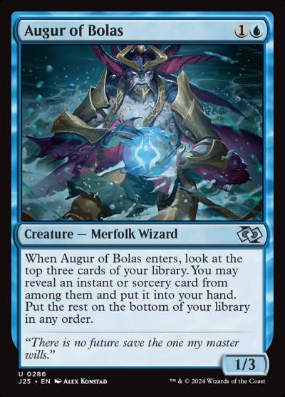 Augur of Bolas J25-286 Foundations Jumpstart Magic card