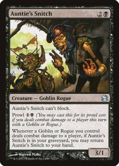 Auntie's Snitch MMA-72 Modern Masters Magic card