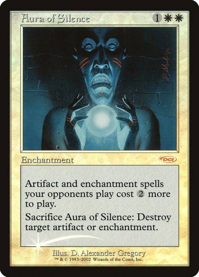 Aura of Silence F02-8 Friday Night Magic 2002 Magic card