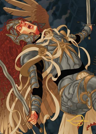 Aurelia, the Law Above // Aurelia, the Law Above AMKM-41 Murders at Karlov Manor Art Series Magic card