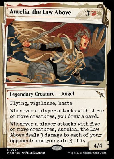 Aurelia, the Law Above MKM-357 Murders at Karlov Manor Magic card