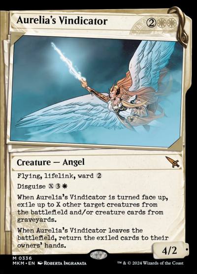Aurelia's Vindicator MKM-336 Murders at Karlov Manor Magic card