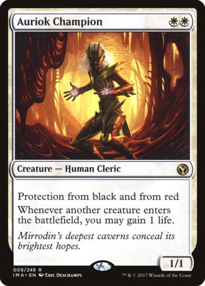 Auriok Champion IMA-9 Iconic Masters Magic card