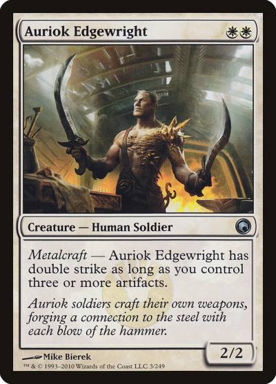 Auriok Edgewright 3 Scars of Mirrodin Magic card