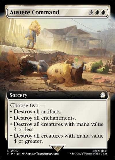 Austere Command PIP-447 Fallout Magic card