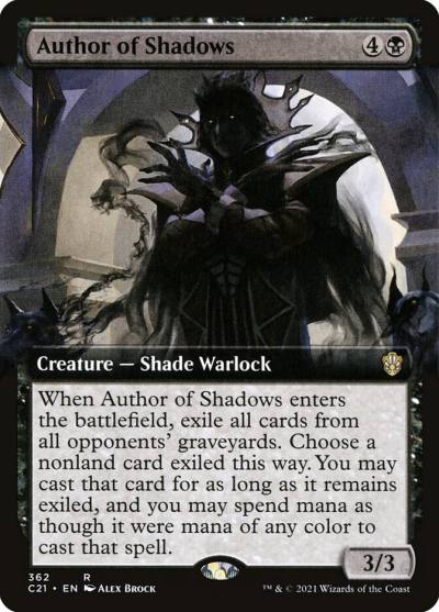 Author of Shadows C21-362 Commander 2021 Magic card