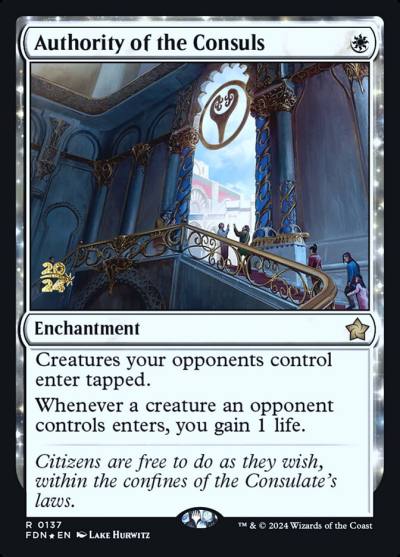 Authority of the Consuls PFDN-137S Foundations Promos Magic card