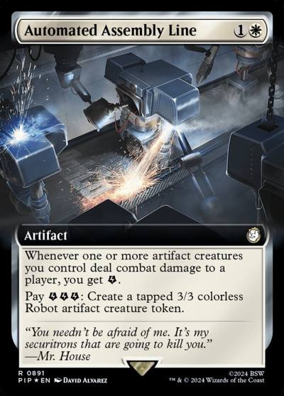 Automated Assembly Line PIP-891 Fallout Magic card