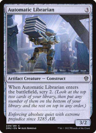 Automatic Librarian DMU-229 Dominaria United Magic card