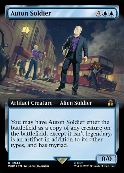 Auton Soldier WHO-944 Doctor Who Magic card