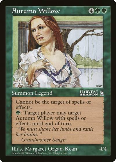 Autumn Willow OLEP-20 Oversized League Prizes Magic card