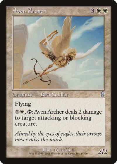 Aven Archer 6 Odyssey Magic card